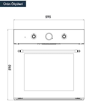 B66-SF2 (AT) (4PRO) Rustik Beyaz Fırın