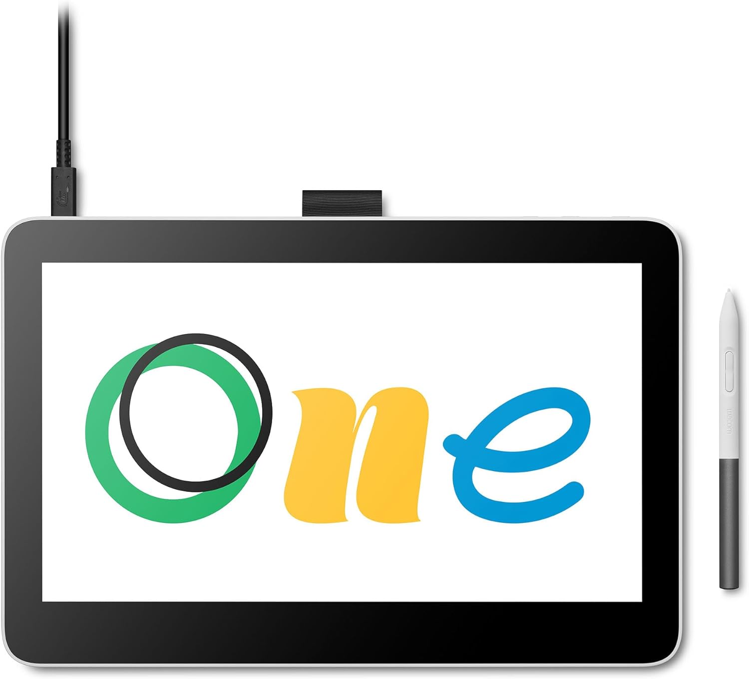 Wacom One 13 Dokunmatik Çizim Tablet - DTH134W0B 13,3 inç Full HD%99 sRGB, Pil içermez.