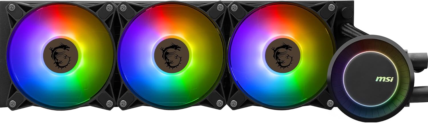 Alternative view of MSI MAG CoreLiquid E360 360mm Siyah İşlemci Sıvı Soğutucu