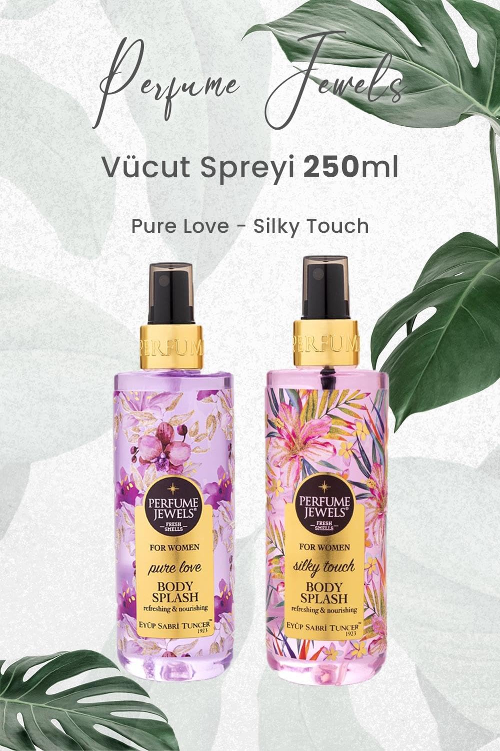 Pj Body Splash Pure 250 ml ve Silky 250 ml