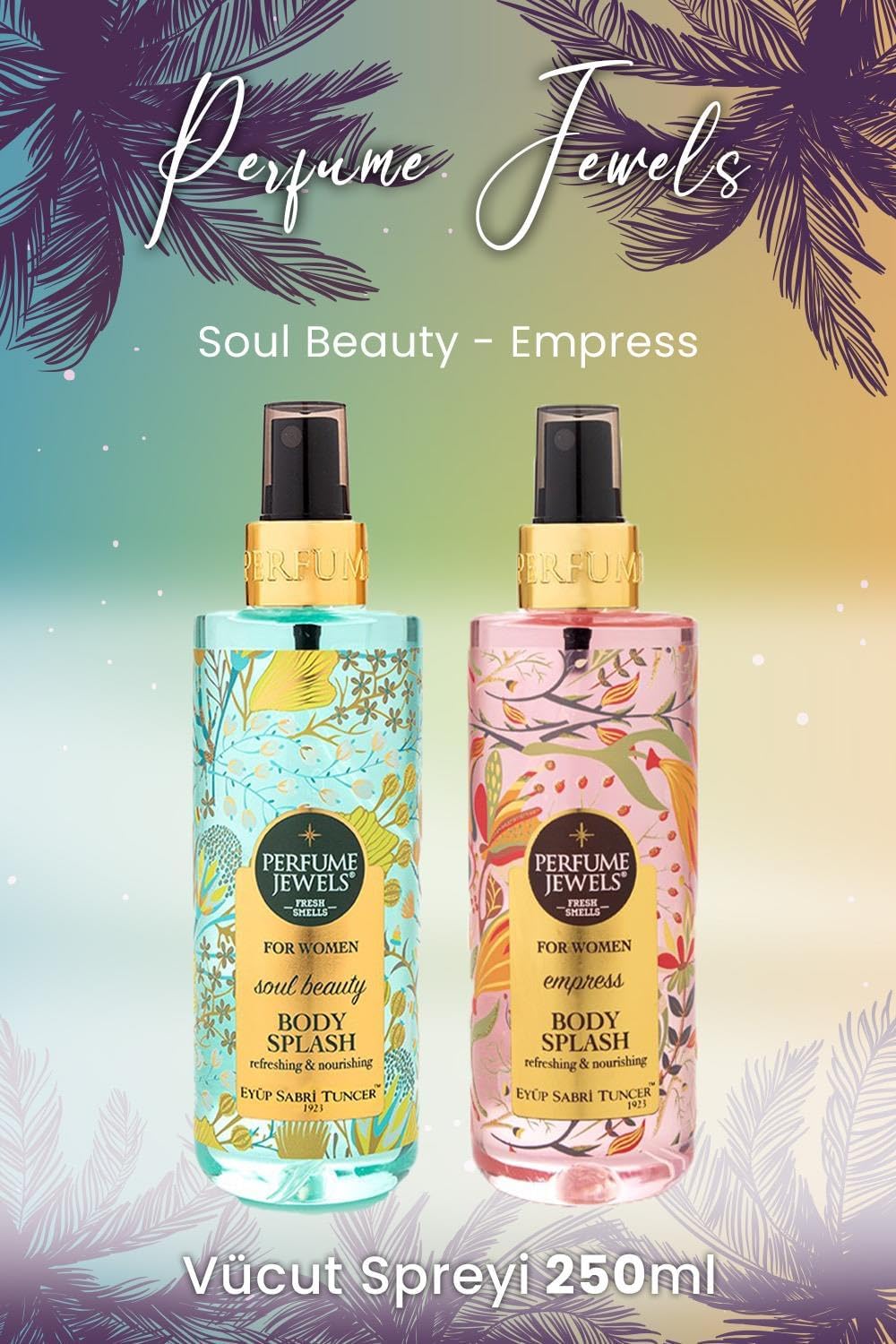 Vücut Spreyi Soul Beauty 250 ml ve Empress 250 ml