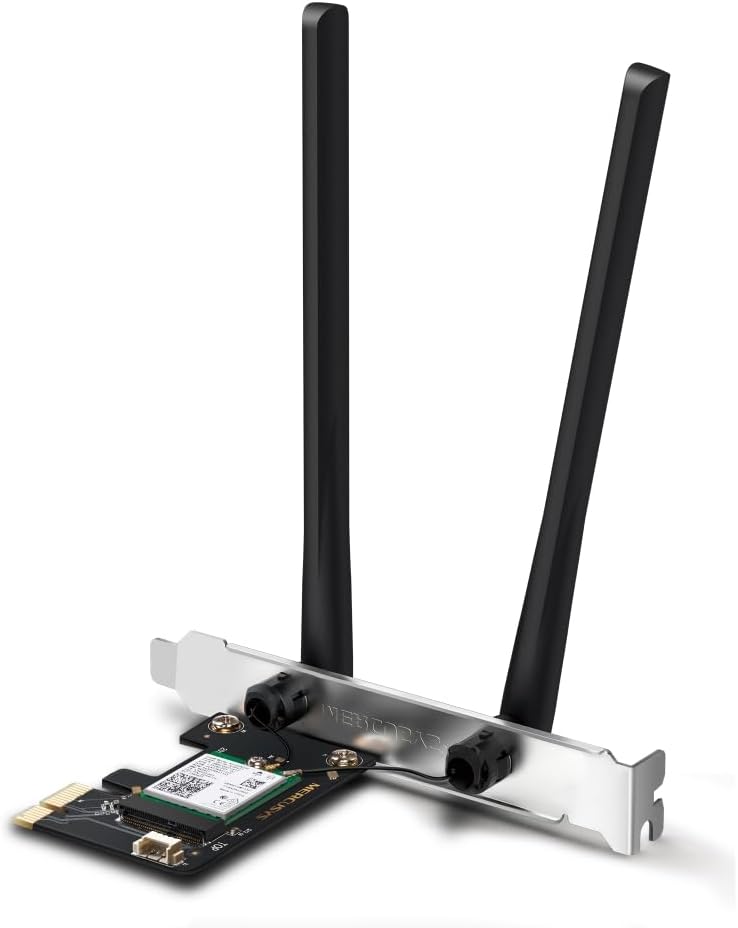 Alternative view of MA80XE, AX3000 Wi-Fi 6 Bluetooth 5.3 PCIe Adaptör
