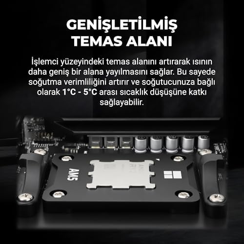Alternative view of ThermalRight AMD AM5 Soket Güçlendirme Montaj Kiti TF7 Termal Macun Dahil Siyah ASF AM5