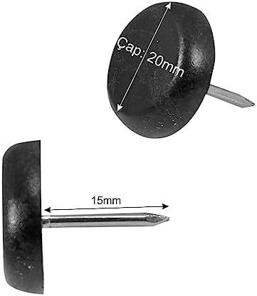 Alternative view of Çivili Masa Koltuk Mobilya Ünite Zemin Koruyucu Plastik Papuç 25 Adet Çap 20 mm