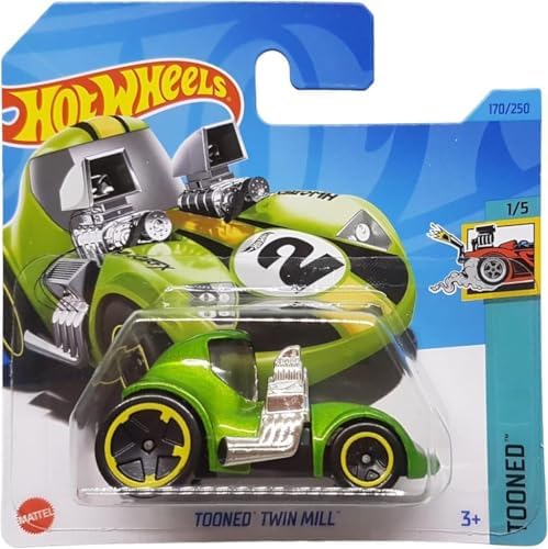 - Tooned - Tooned 1/5 - HKH14 - Short Card - açık yeşil metalik - Mattel 2023