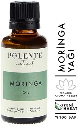 Polente Natural - Moringa Yağı - Soğuk Sıkım (30 ml)
