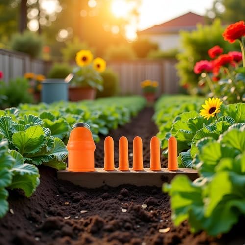 JJLFresheners Bahçe silikon başparmak kesici seti, ayırıcı, parmak bitkisi, meyve toplama aleti, meyve ve sebze toplama saksı bitkileri, süs silikon başparmak aleti, çilek sebzeler için, bahçe bitkileri aletleri