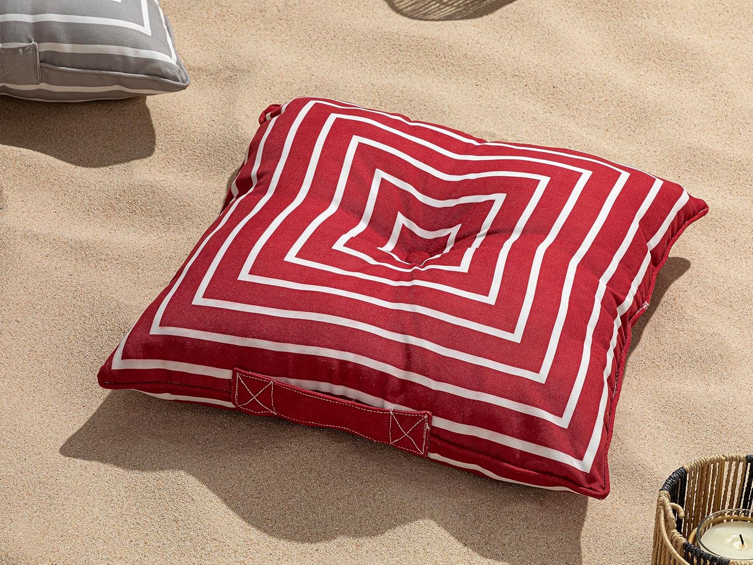 Southsea Pamuk DEKORATIF MINDER 60x60 cm Bej-Ekru