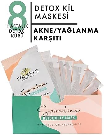 Alternative view of Polente Natural - Spirulina Yosunlu Detoks Kil Maskesi (8 Adet x 8 ml)