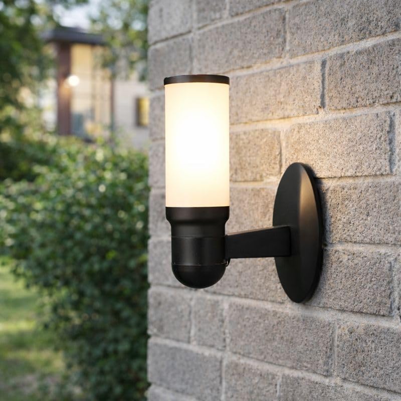 Alternative view of Zita Kule Bahçe Duvar Apliği 34 cm | E27 Duy | IP54 Dış Mekan Duvar Lambası | UV Dayanımlı | Bahçe, Teras, ve Yürüyüş Yolu Aydınlatması (Ampul Hariç)