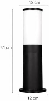 Zita Kule 41 cm Bahçe Aydınlatma | E27 Duy | IP54 Dış Mekan Yol ve Teras Lambası | UV Dayanımlı | Ürün Kodu: 234 (Ampul Hariç)
