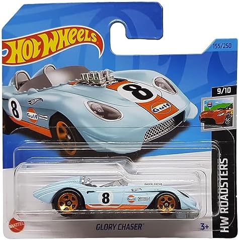 Alternative view of - Chaser - HW Roadsters 9/10 - HKH42 - Short Card - Gulf - Firestone - Mattel 2023