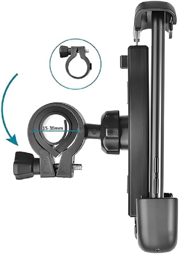 Alternative view of Ht-T45 Motosiklet ve Bisiklet Gidonu Için 360 Dönebilen Telefon Tutucu 4.5" - 6.5"