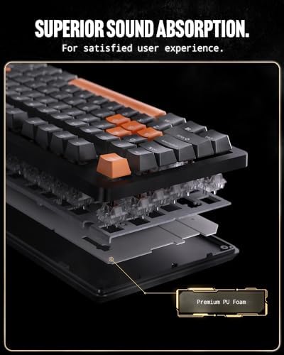 ArcPlay RGB Q Kablolu Mekanik Gaming Klavye Oyuncular İçin Tasarlandı Multi-Fonksiyon Ses Ayarı (Cherry MX Brown Switch / 8000 HZ Speed for Performance) PJ2100US - APP06427