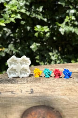 3D Yılbaşı Çanı Mini Dörtlü Mum Kalıbı (Silikon)