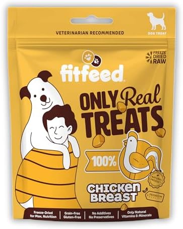 fitfeed Freeze-Dried Çiğ Tavuk Göğüs Köpek Ödül Maması 40g