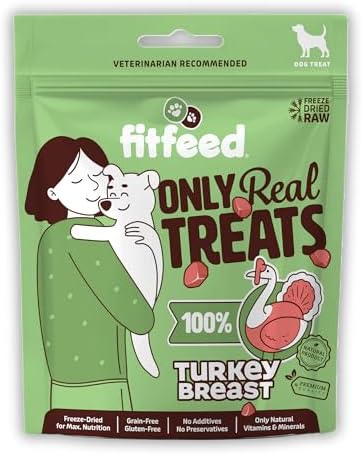 Alternative view of fitfeed Freeze-Dried Çiğ Hindi Göğüs Köpek Ödül Maması 40g