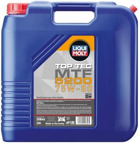Alternative view of Moly Top Tec MTF 5200 75W-80 1 Litre Otomotiv Bakım Ürünü