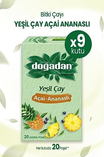 Alternative view of Yeşil Çay Açai Ananaslı Bardak Poşet Çay x 9 Adet