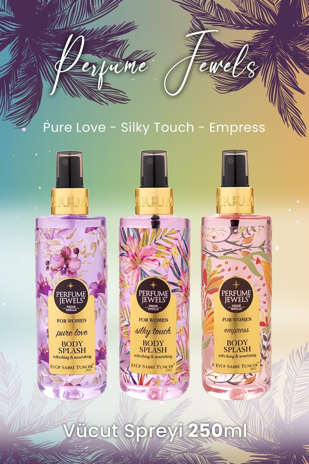 Vücut Spreyi Pure, Silky ve Empress