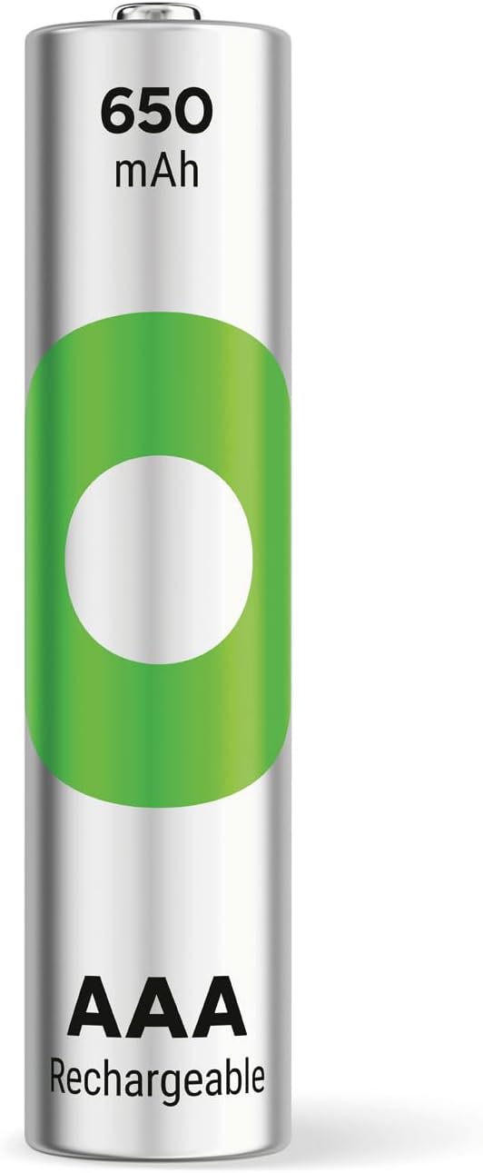 ReCyko 650 AAA İnce Kalem Ni-Mh Şarjlı Pil, 1.2 Volt, 4'lü Kart