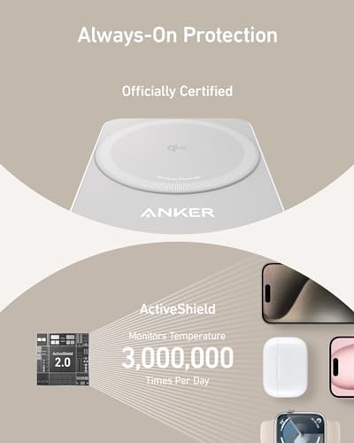 MagGo 3in1 Kablosuz Katlanır Şarj B25M8, Beyaz