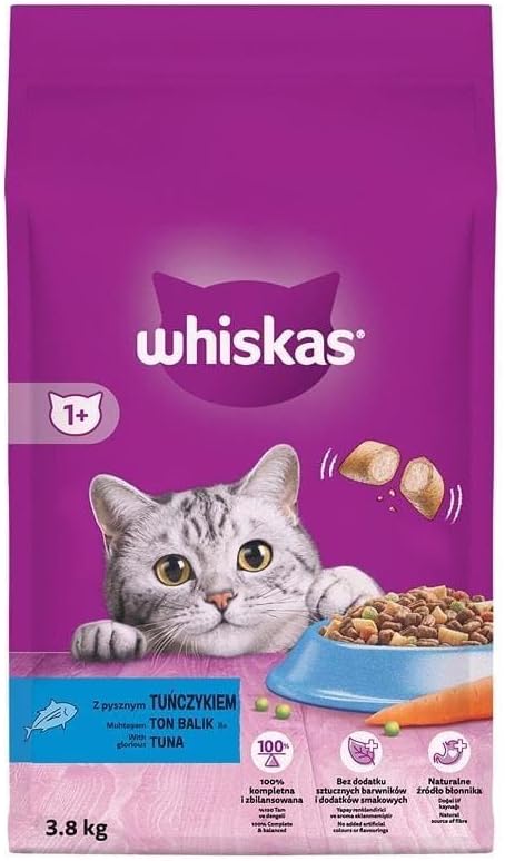 Whiskas Ton Balıklı Yetişkin Kuru Kedi Maması 3,8 kg