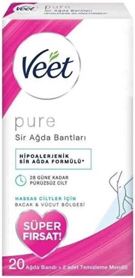 Alternative view of Pure Bacak&Vücut Ağda Bandı 20'li