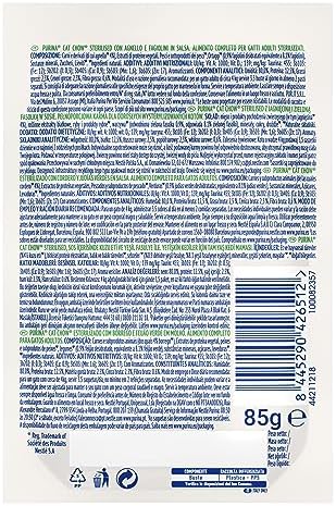 Purina Cat Chow Kuzu Etli Kısırlaştırılmış Yaş Kedi Maması 85gr
