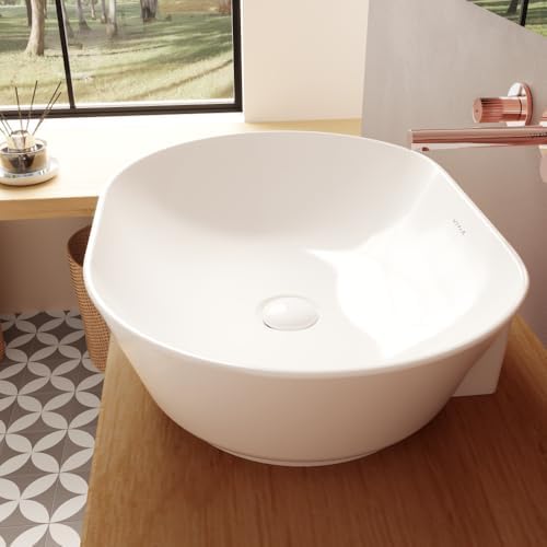Geo 7427B003-0016 Oval Çanak Lavabo, 55 cm, Beyaz