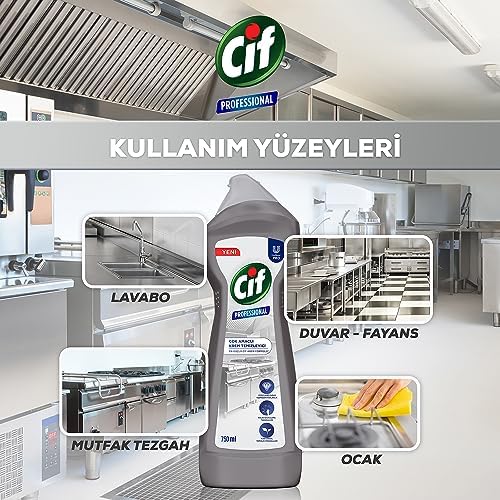 Alternative view of Cif Profesyonel Çok Amaçlı Krem Temizleyici 750 ml
