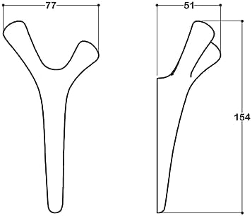 Alternative view of ASKILIK 77 MM KROM - AAS2070 0077 CR