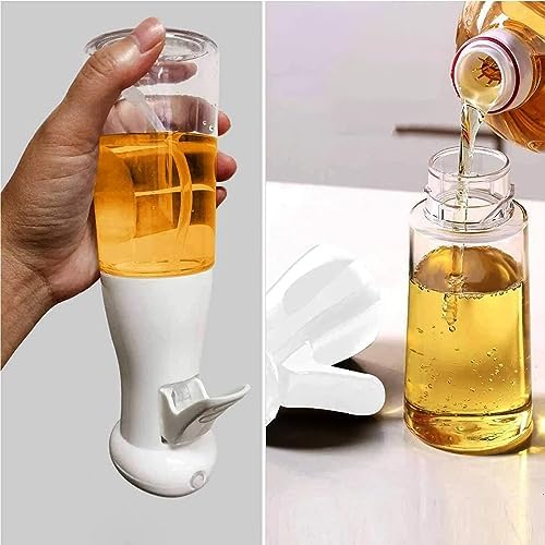 Yeni Nesil Airfryer Sprey Yağdanlık 220ml Kolay Kullanımlı Yağdanlık Zeytinyağı Ve Yağ Püskürtücü Siyah,