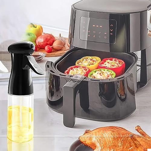 Alternative view of Yeni Nesil Airfryer Sprey Yağdanlık 220ml Kolay Kullanımlı Yağdanlık Zeytinyağı Ve Yağ Püskürtücü Siyah,