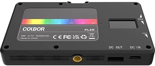 Alternative view of Colbor PL8R RGB mini LED ışık. Uygulama kontrolü, seyahat için hafif, fotoğraf, video ve film yapımcıları için yaratıcı kenar ışığı, yakın çekimler için anahtar ışığı.