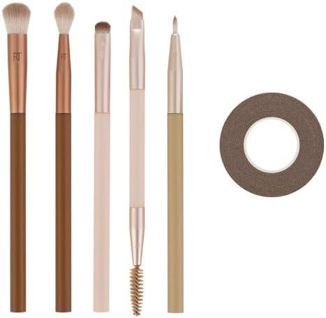 Alternative view of REAL TECHNIQUES Yeni Nudes Daily Swipe Göz Seti, Göz Farı, Liner, Brows, Makyaj Bant, Doğal veya Dumanlı Makyaj Görünümü için, sentetik parıltılar, zulüm içermeyen ve vegan, 7 parça set
