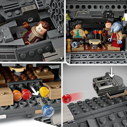 : Skeleton Crew Cinder Uzay Aracı Seti 75374-10 Yaş ve Üzeri Sevenler için Yaratıcı Oyuncak Yapım Seti (1325 Parça)