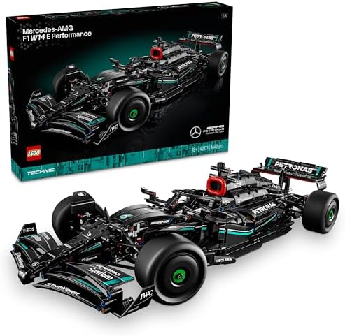 Alternative view of -AMG F1 W14 E Performance 42171 - Yetişkinler için Koleksiyonluk Yaratıcı Yarış Arabası Modeli Yapım Seti, Doğum Günü Hediyesi Fikri (1642 Parça)