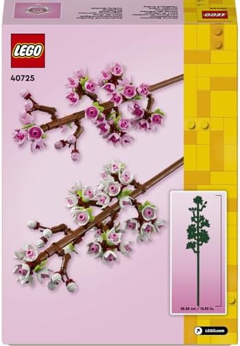 Alternative view of Kiraz Çiçekleri Kutlama Hediyesi 40725 – 8 Yaş ve Üzeri Çocuklar için Doğum Günü Hediyesi Fikri, Pastel Tonlarda Çiçeklerle Kaplı 2 Dal İçeren Dekoratif Yaratıcı Oyuncak Yapım Seti (430 Parça)