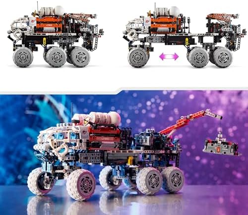 Mars Ekibi Keşif Aracı 42180-11 Yaş ve Üzeri Uzay Meraklısı Çocuklar için Koleksiyonluk Yaratıcı Oyuncak Model Yapım Seti (1599 Parça)