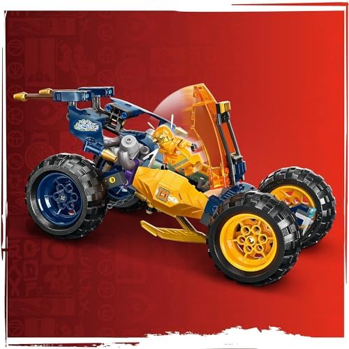 ’in Arazi Buggy Arabası 71811-7 Yaş ve Üzeri Çocuklar için 3 Minifigürü İçeren Yaratıcı Oyuncak Yapım Seti (267 Parça) Arinin Arazi Buggy Arabası 71811