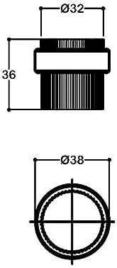 Alternative view of 1017 SATEN NKEL KAPI STOPER - DDS1017 0038 NB-P6