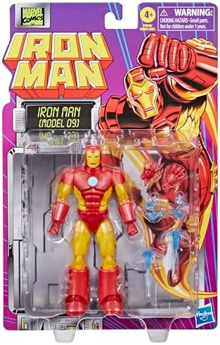 Hasbro Series Iron Man (Model 09) Retro Comics Aksiyon Figürü
