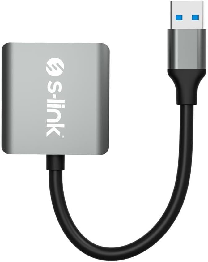 Alternative view of SL-CR21 Type C ve USB3.0 SD/Micro SD 110m/S Hızlı 2 in 1 Metal Kart Okuyucu