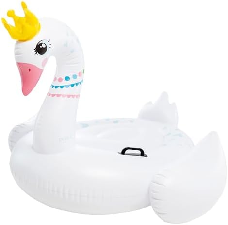 Alternative view of Majestic Swan Ride-On, şişirilmiş, Boyut: 1,42 m x 1,37 m x 99 cm (57562NP)
