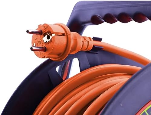 Alternative view of IP20 Plastik Makaralı Seyyar 4 Prizli Uzatma Kablosu 3x2.5 mm CCA Kablo 50 Metre Termal Sigorta