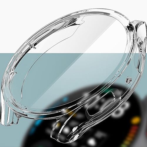 Alternative view of Galaxy 6 ile Uyumlu 44mm Tam Kapatan Çerceve 44mm Önü Kapalı Tasarım Silikon Kılıf Çerçeve Darbe ve çiziklere Karşı Koruma (Siyah)