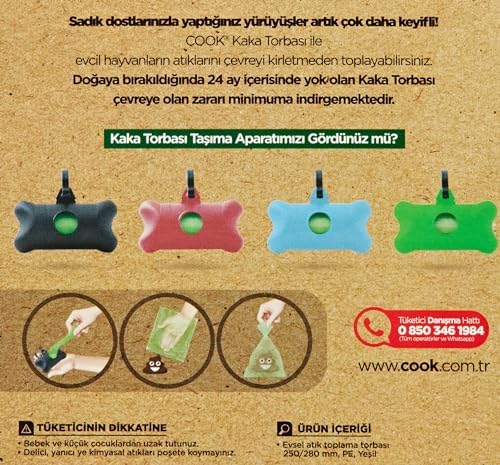 Alternative view of COOK Kaka Torbası Yedeği 30'lu Rulo 4'lü (Blister'li)