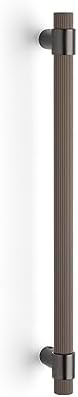 34 cm çekme/sürgü kapı kolu füme renk