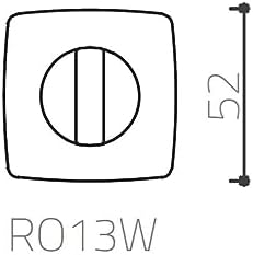 Alternative view of Wc Açarlı Rozet Antik Renk
